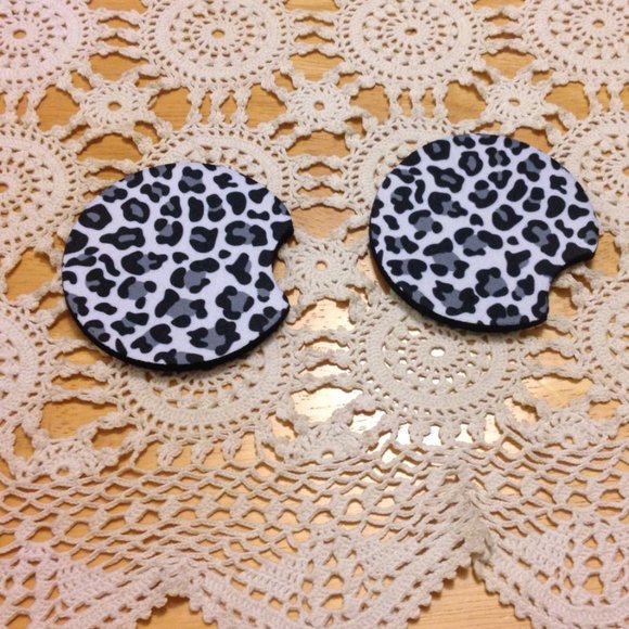 Foam Car Coasters, animal print pattern - Picture 1 of 3